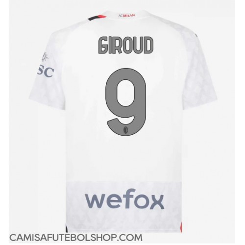 Camisa de time de futebol AC Milan Olivier Giroud #9 Replicas 2º Equipamento 2023-24 Manga Curta